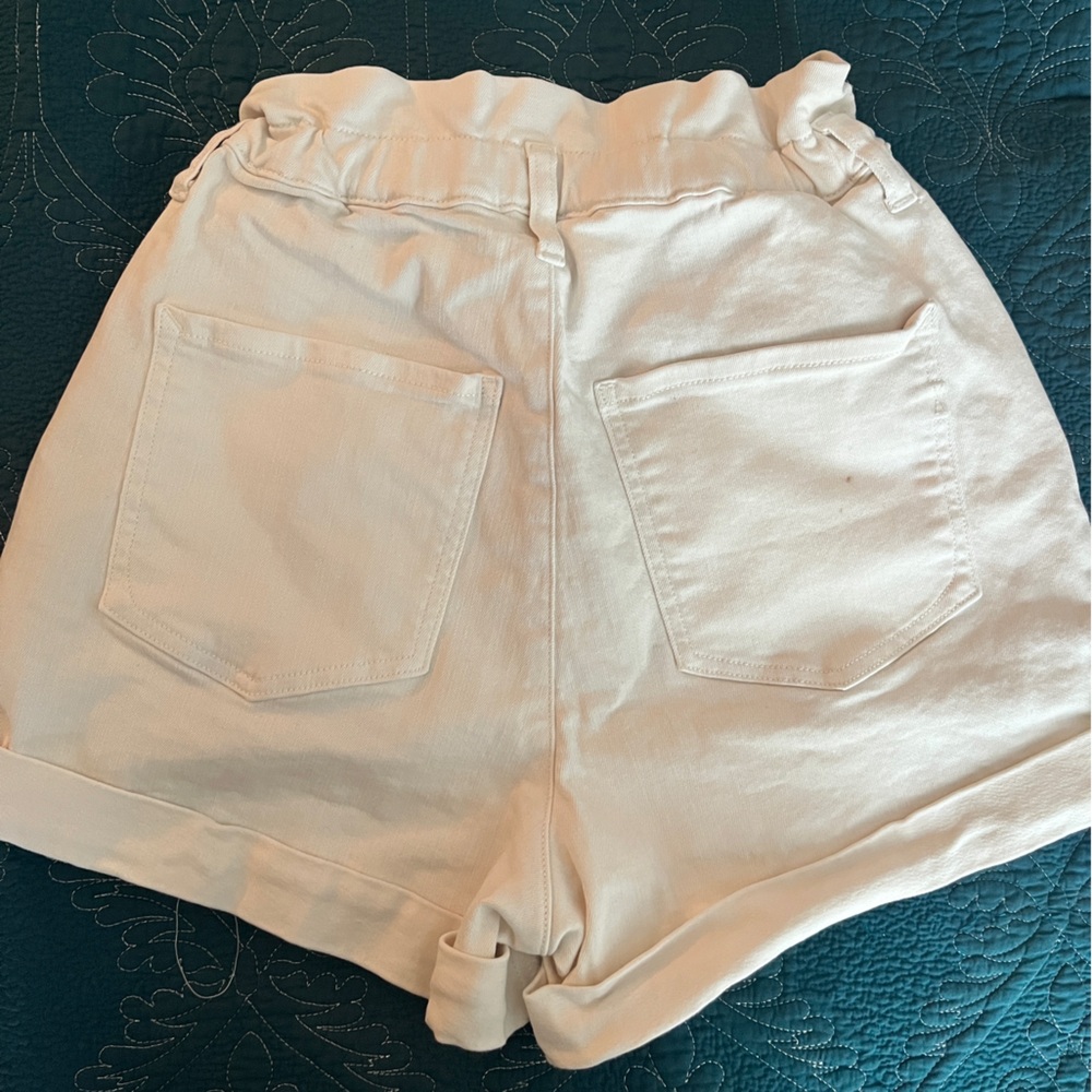 Express Extreme High Waist Paper bag shorts